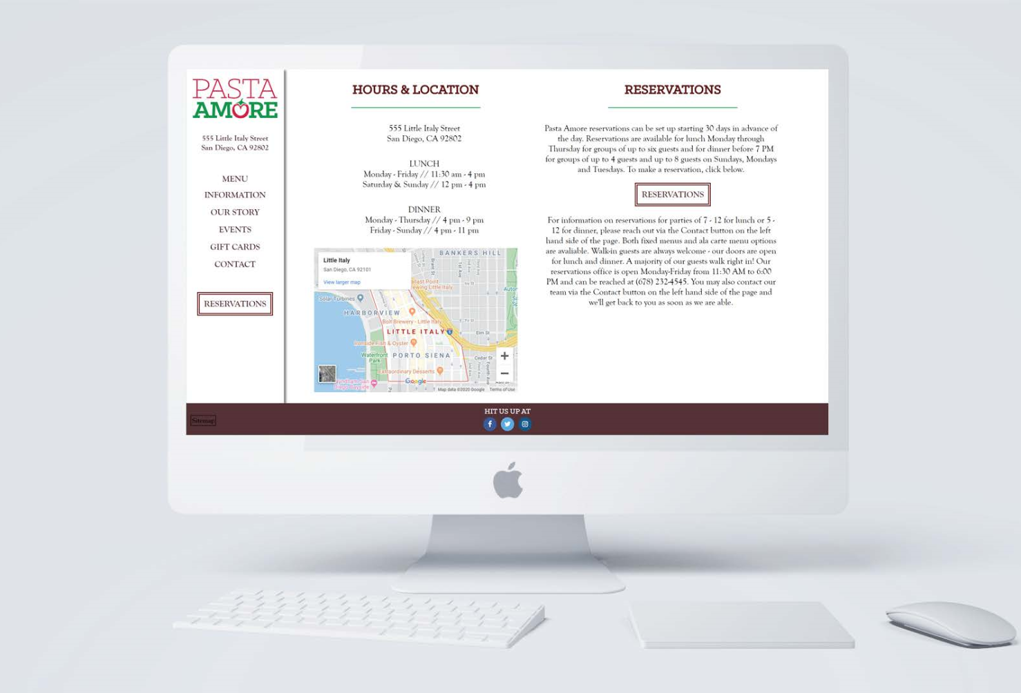 pasta amore website